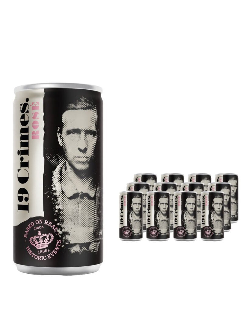 19 Crimes Rosé Wine Can 12 x 187 ml