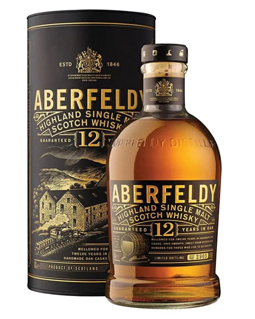 Aberfeldy 12 Year Old Highland Single Malt Scotch Whisky 70 cl