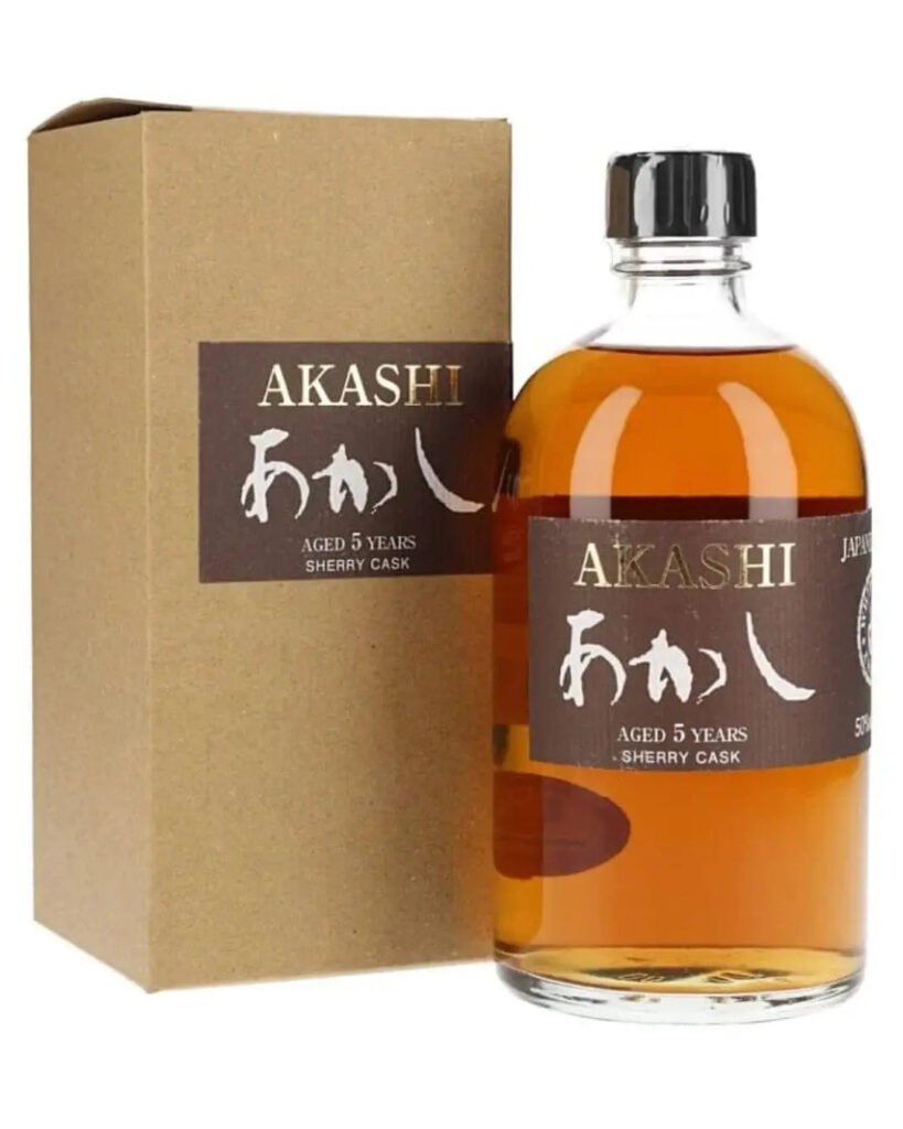 Akashi 5 Years Old Sherry Cask Japanese Whisky 50 cl
