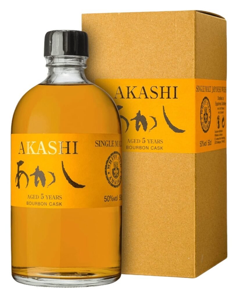 Akashi Bourbon Cask 5 Year Old Japanese Single Malt Whisky 50 cl