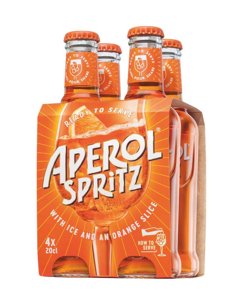 Aperol Spritz mixed Drink 4 x 200 ml Pack
