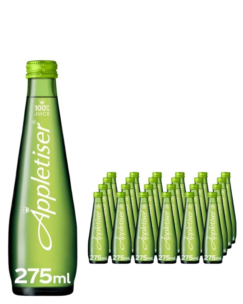 Appletiser Sparkling Apple Juice Glass Bottle 24 x 275 ml