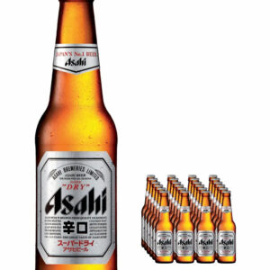 Asahi Super Dry Beer Bottles Multipack, 24 x 330 ml