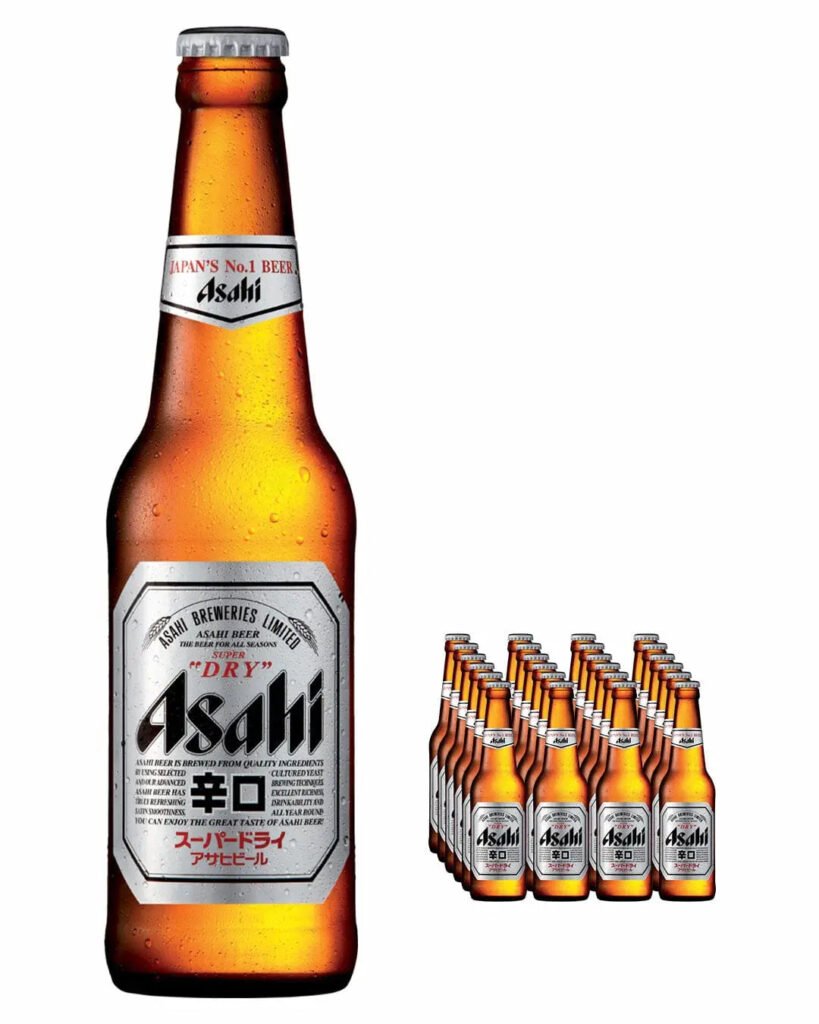 Asahi Super Dry Beer Bottles 24 x 330 ml