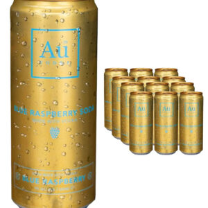 Au Vodka Blue Raspberry Premixed Cans Multipack, 12 x 330 ml