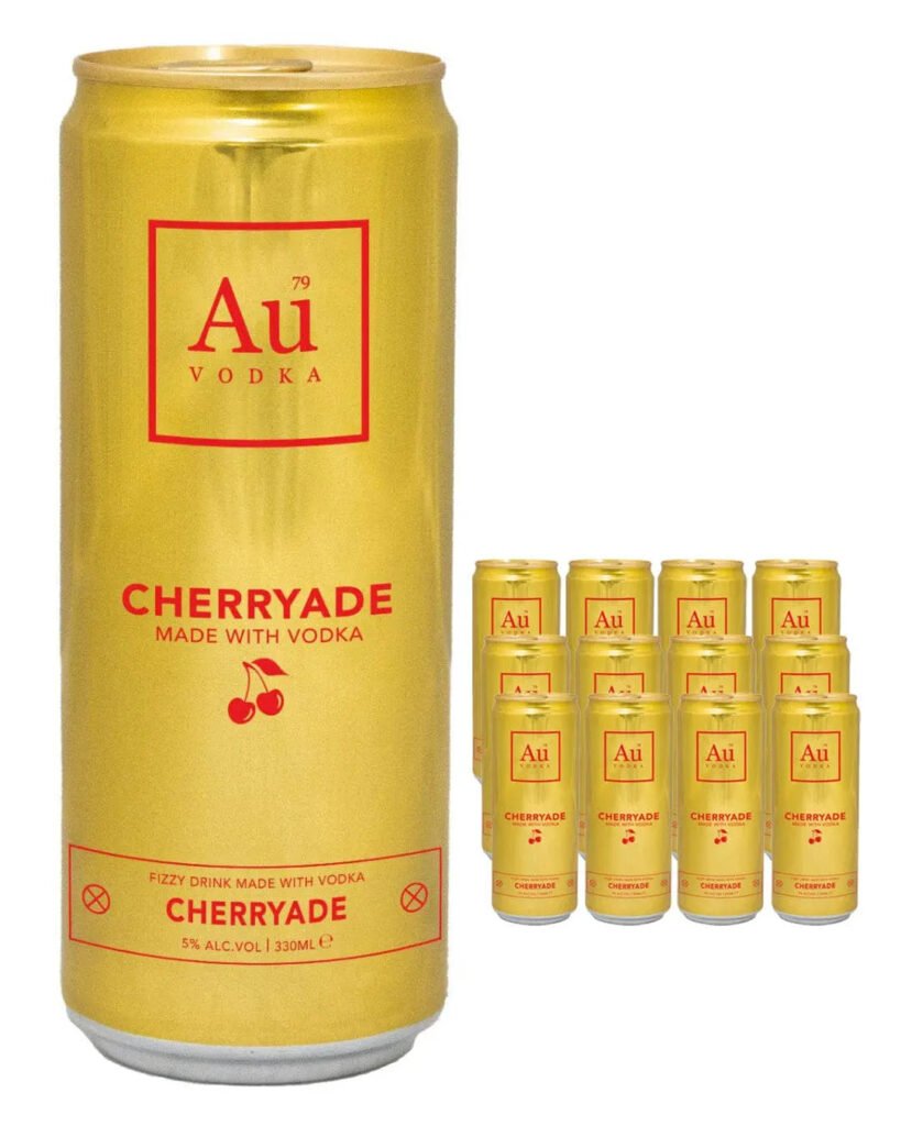 AU Vodka Cherryade Premixed Can 12 x 330 ml