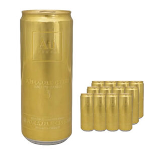 AU Vodka Pineapple Premixed Can Multipack, 12 x 330 ml