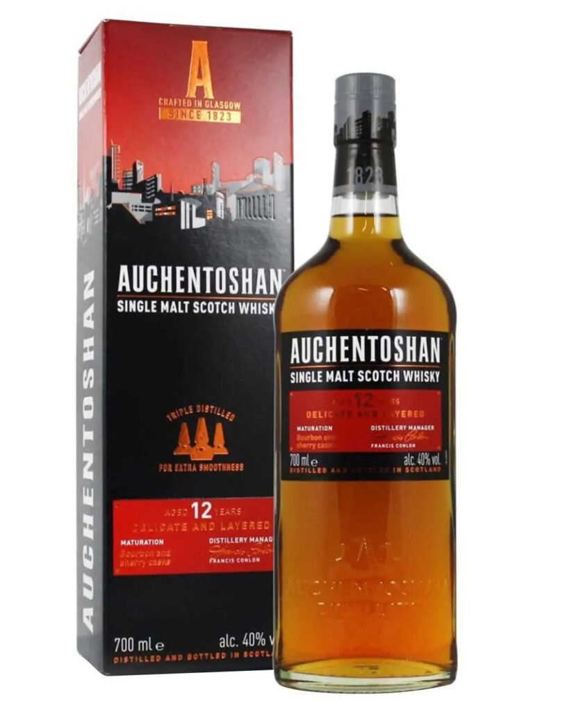 Auchentoshan 12 Year Old Malt Whisky 70 cl