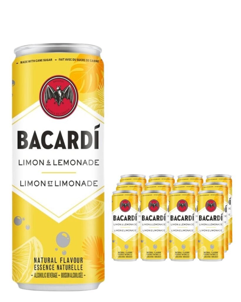 Order Bacardi Limon & Lemonade Rum Drink Can 12 x 250 ml