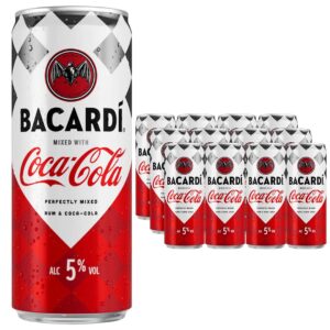 Buy Bacardi Rum & Cola Premixed Cocktail Can Multipack 12 x 250 ml