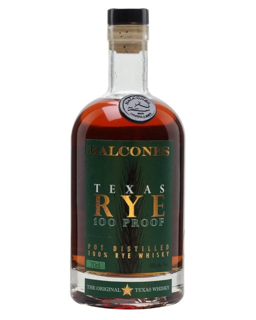Balcones Texas Rye 100 Proof Whiskey 70 cl