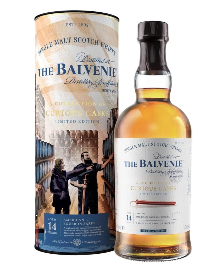 Balvenie 14 Year Old Collection of Curious Cask Bourbon 70 cl