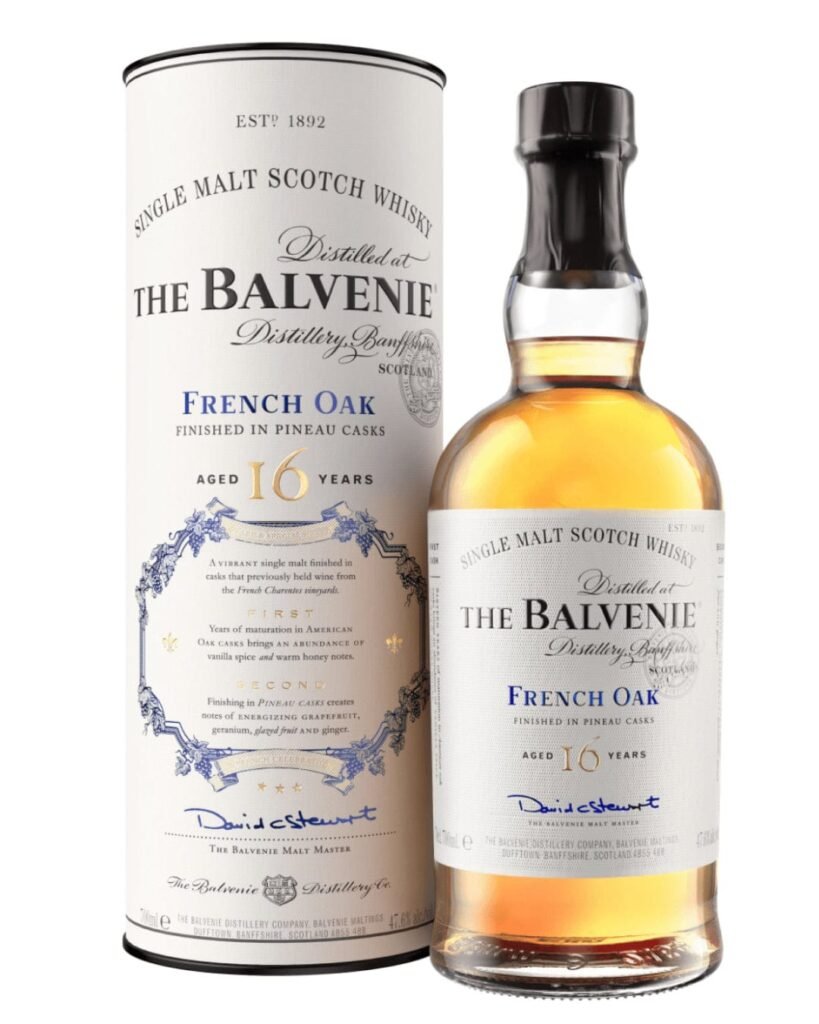 Balvenie 16 Year Old French Oak Pineau Cask Finish Whisky 70 cl