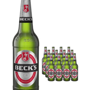 Becks Premium Lager Bottle Multipack, 12 x 660 ml