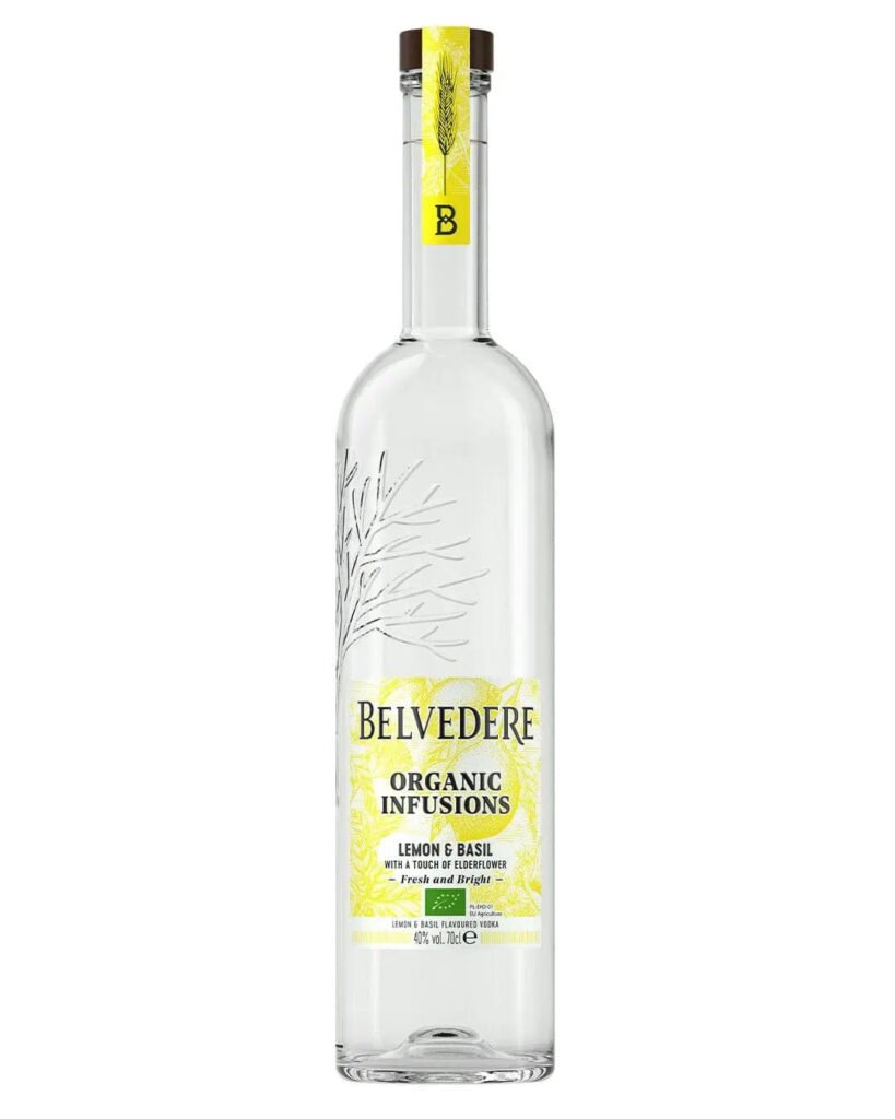 Belvedere Organic Infusions Lemon & Basil Vodka 70 cl