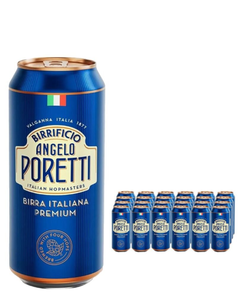Birrificio Angelo Poretti Italian Lager Beer Can 24 x 440 ml