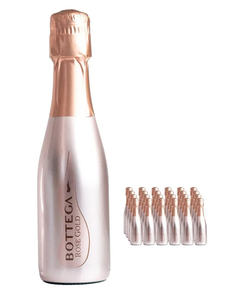 Bottega Rose Gold Spumante Sparkling Wine 24 x 20 cl
