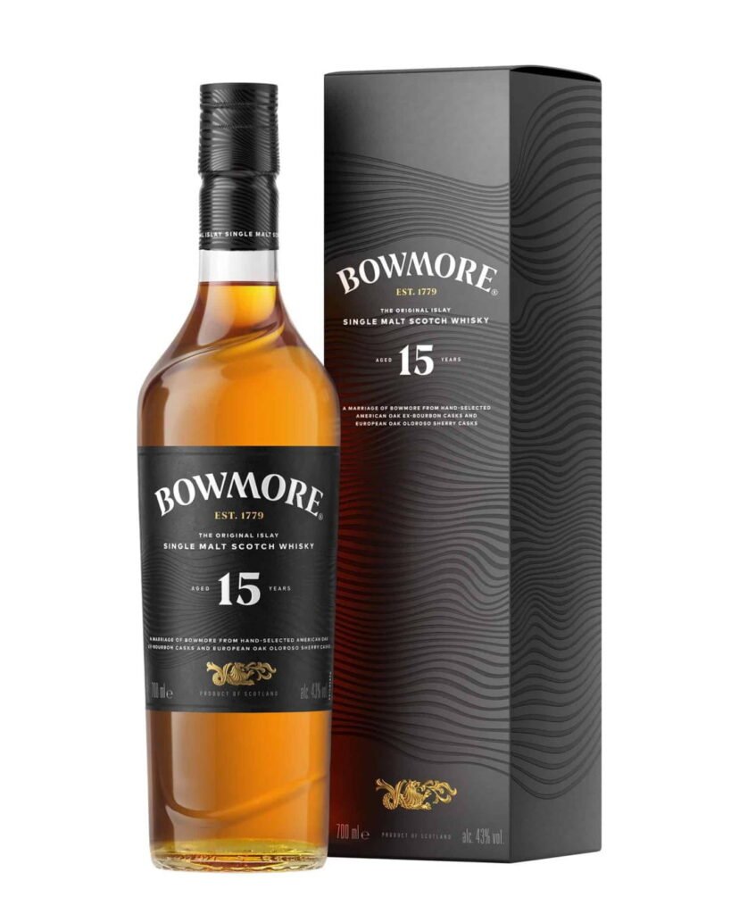 Bowmore 15 Year Old Sherry Oak Cask Islay Single Malt Scotch Whisky 70 cl