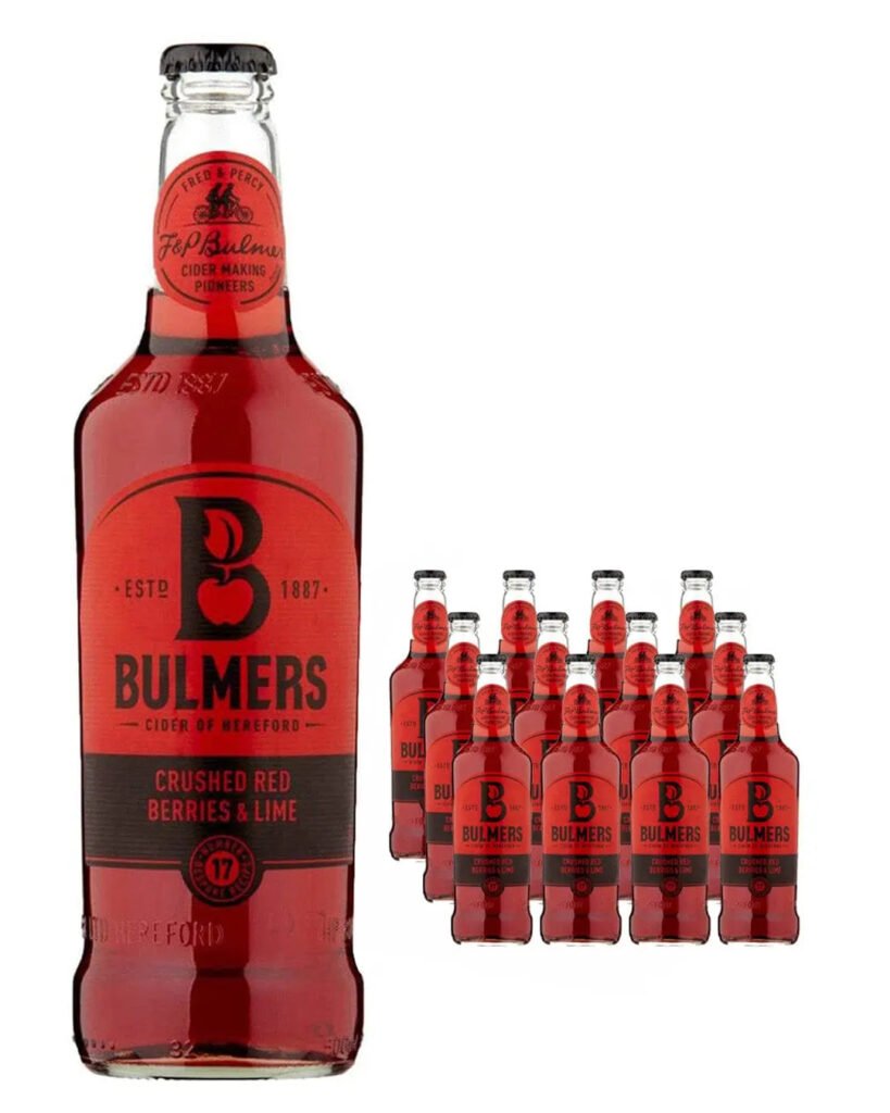 Order Bulmers Crushed Red Berries & Lime Cider Multipack 12 x 500 ml