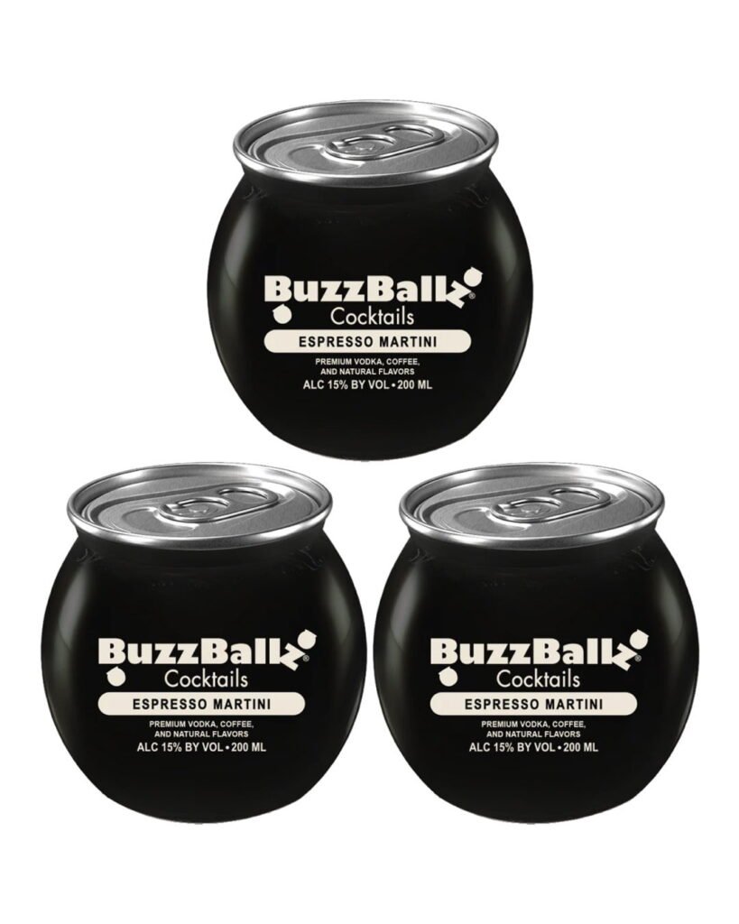 BuzzBallz Espresso Martini Cocktail 3 x 200 ml