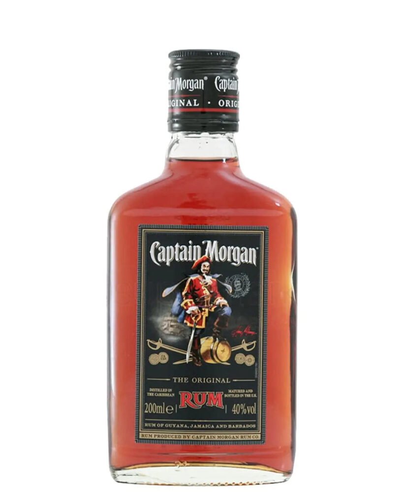 Captain Morgan Dark Rum Small Bottle 20 cl