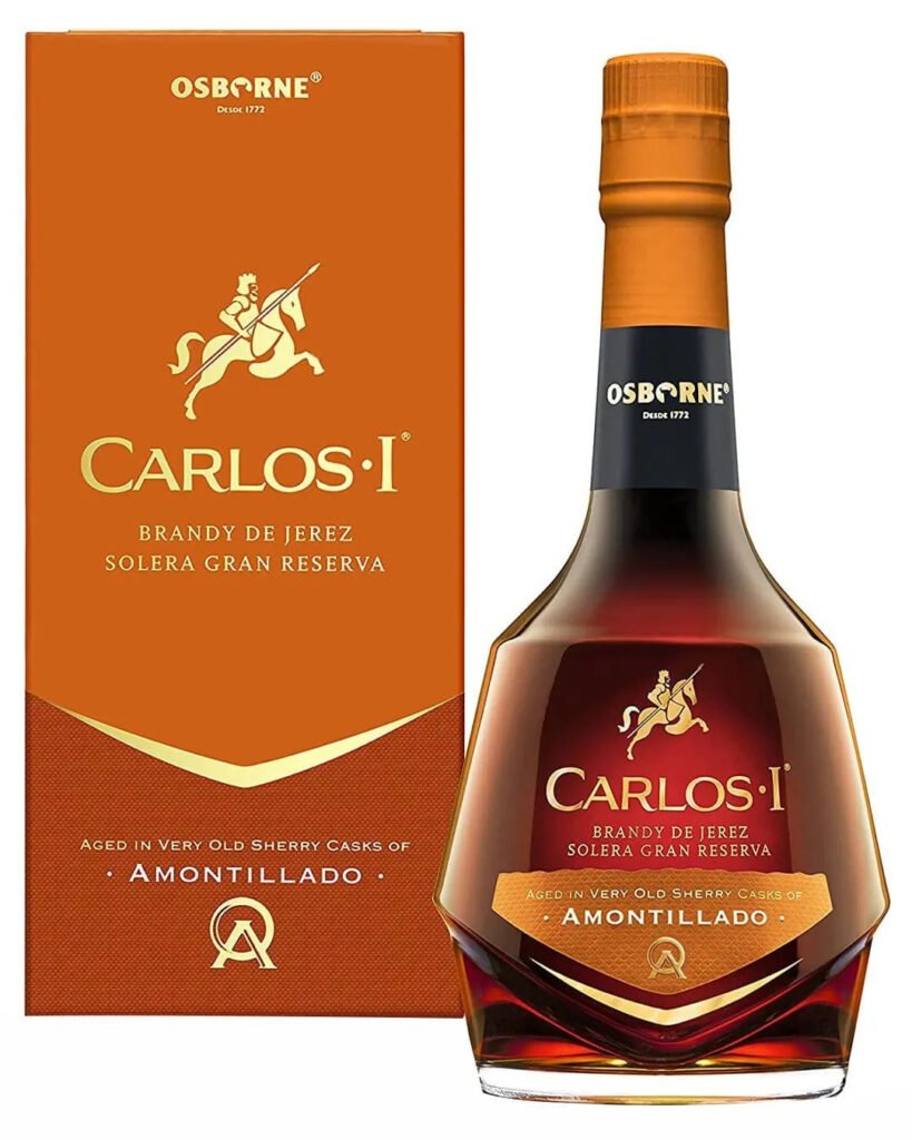 Carlos I Amontillado Brandy de Jerez Gift Box 70 cl