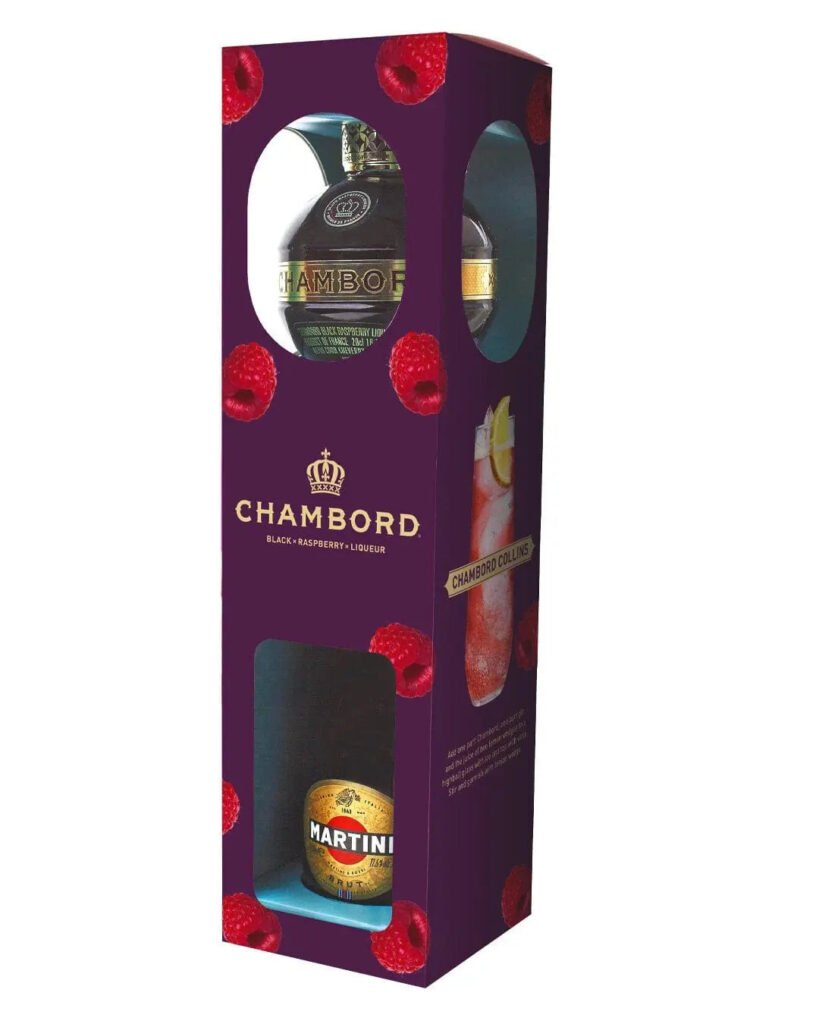 Chambord & Martini Prosecco Gift Pack 2 x 20 cl