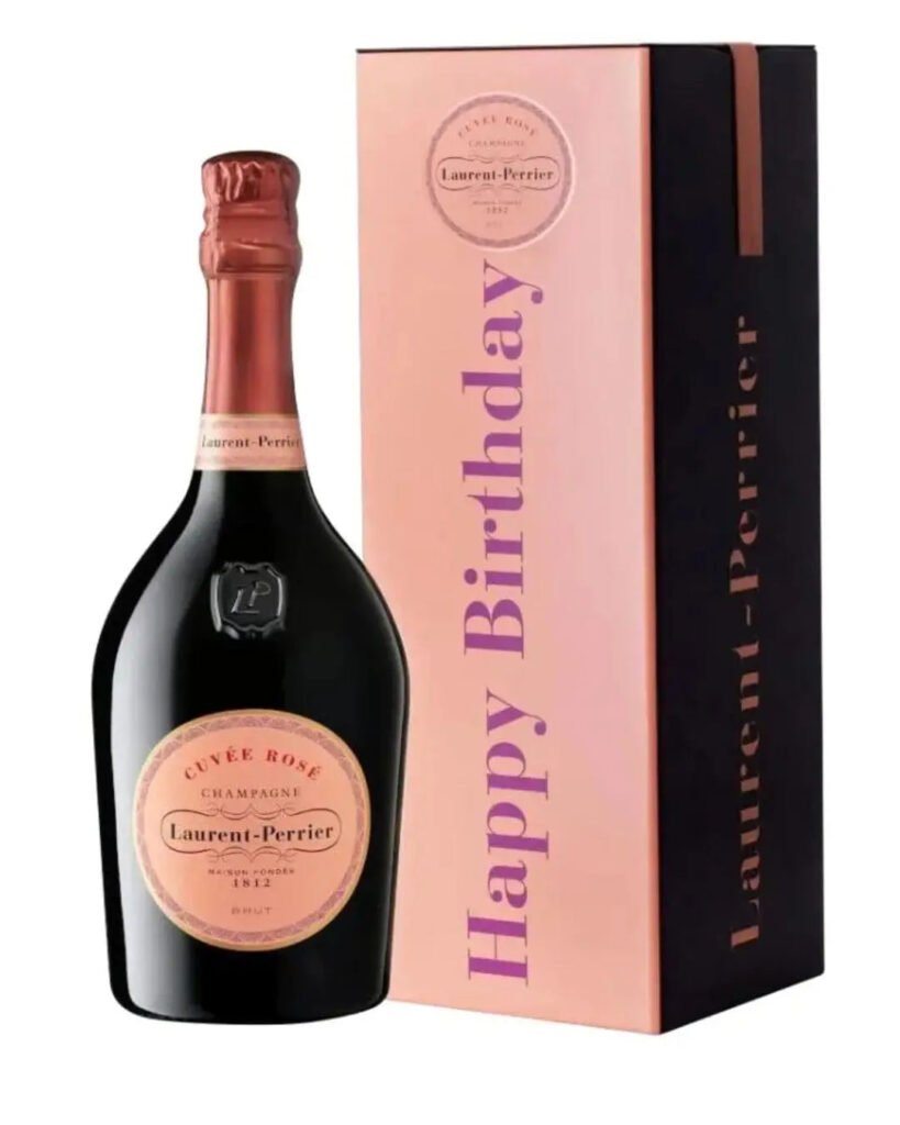 Laurent-Perrier Cuvée Rosé Happy Birthday Tin Champagne 75 cl