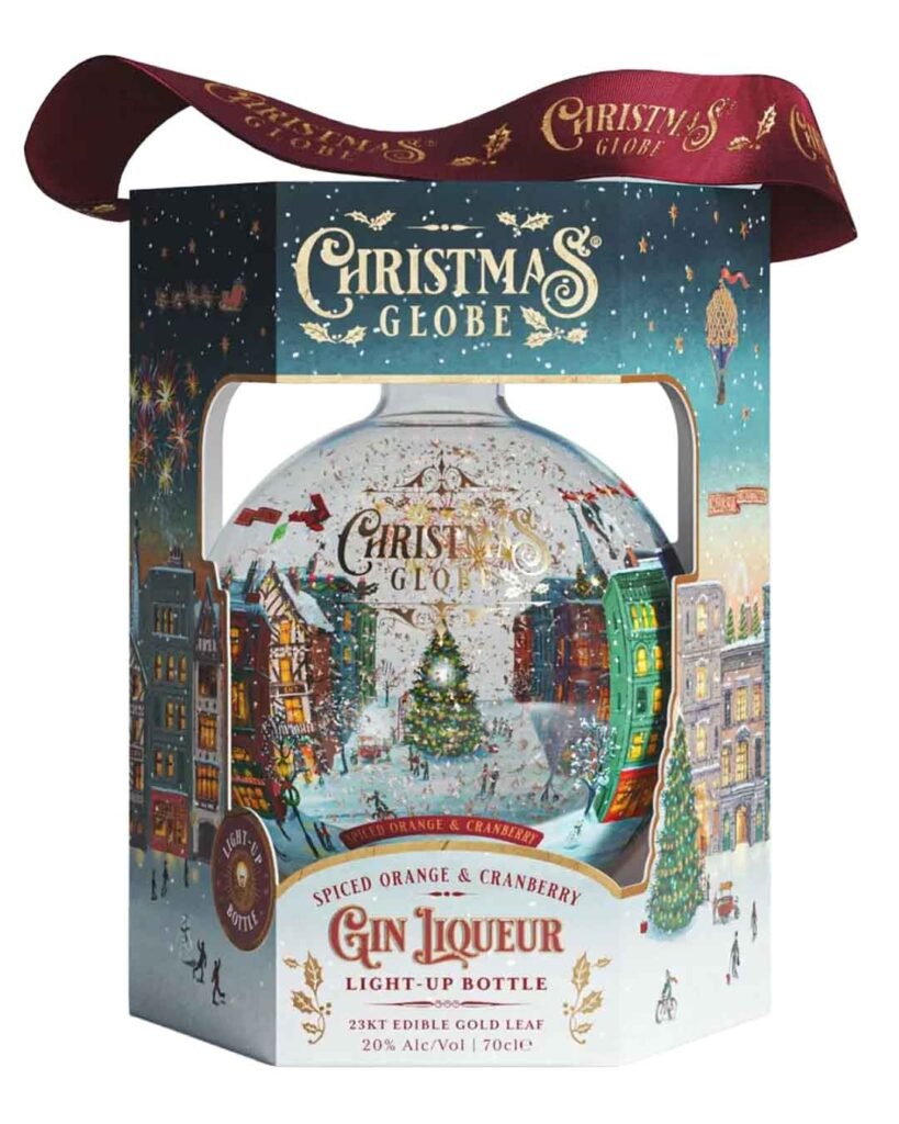 Christmas Globe Orange & Cranberry Gin Liqueur 70 cl