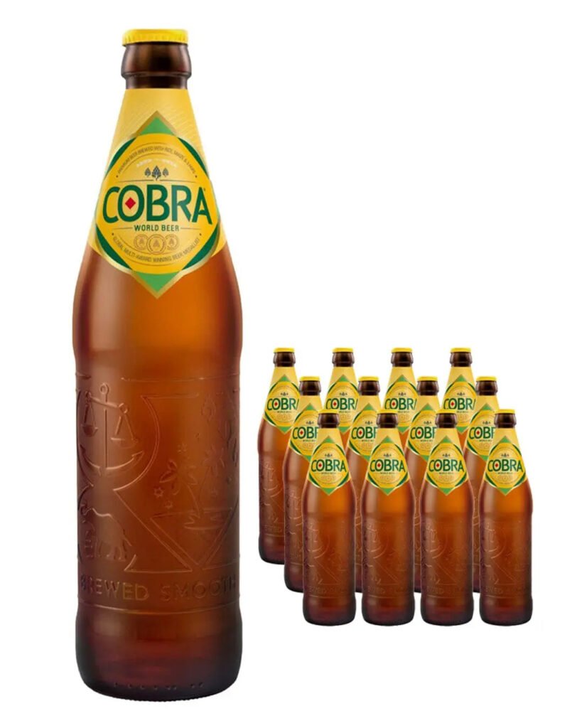 Cobra Extra Smooth Premium Lager Beer 12 x 660 ml