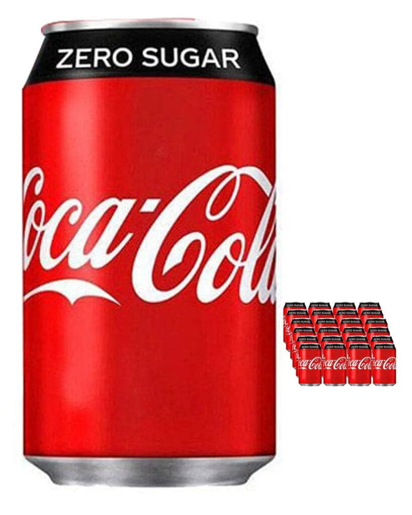 Coca-Cola Coke Zero Can 24 x 330 ml Packs