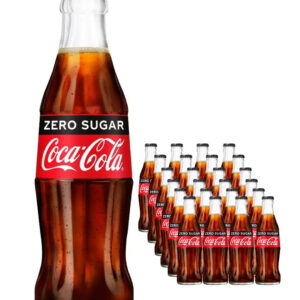Coca-Cola Coke Zero Glass Bottle 24 x 200 ml Packs