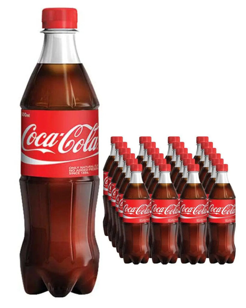 Coca-Cola Original Plastic Bottle 24 x 500 ml Packs