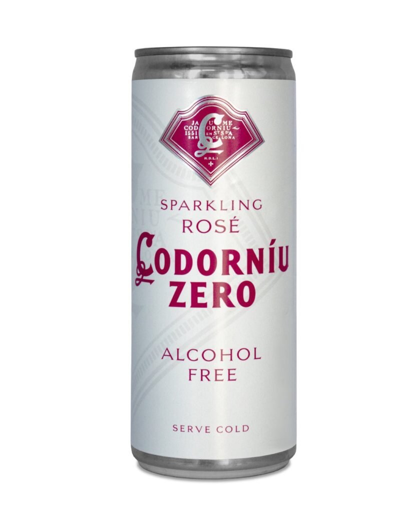 Codorniu Zero Alcohol Free Sparkling Rose Wine 250 ml