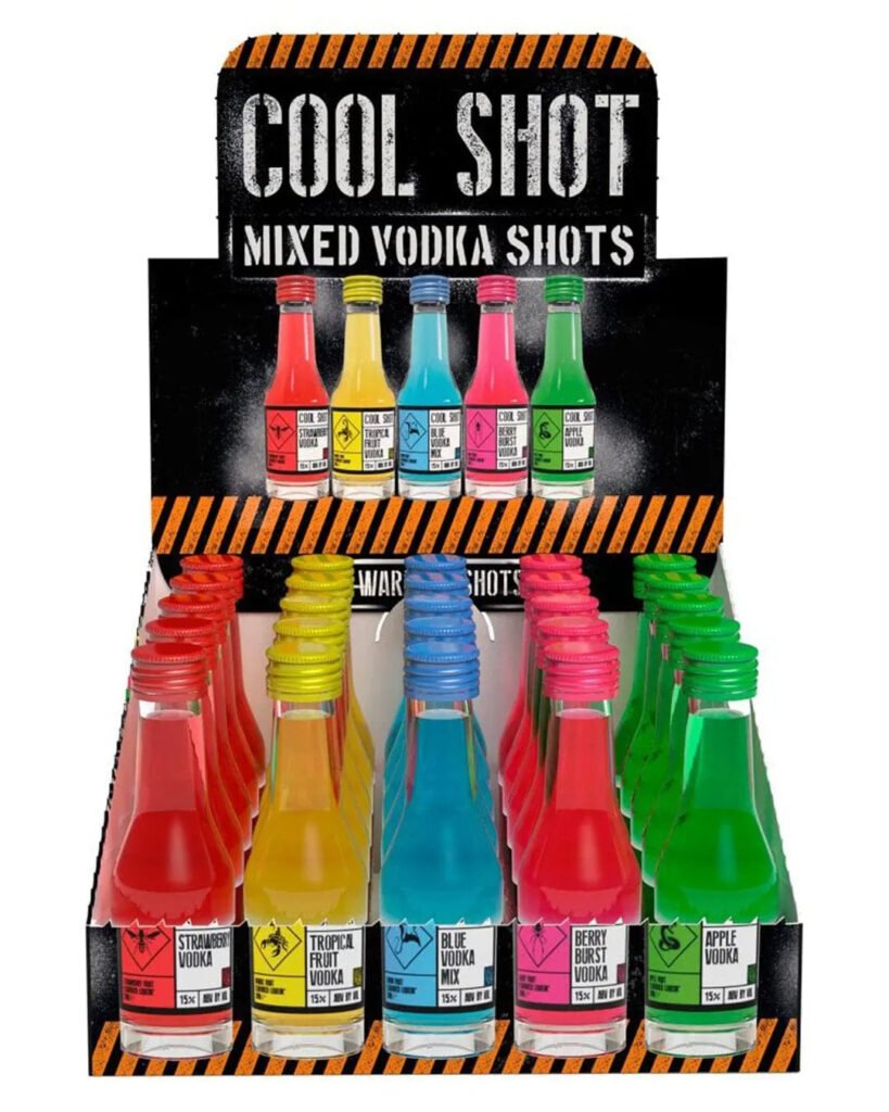 Cool Shot Mixed Vodka Shots 25 x 20 ml