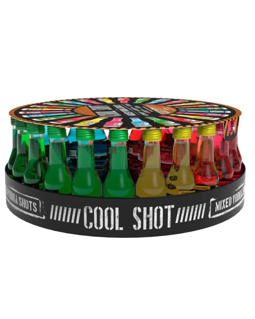 Cool Shot Mixed Vodka Shots Carousel 61 x 20 ml