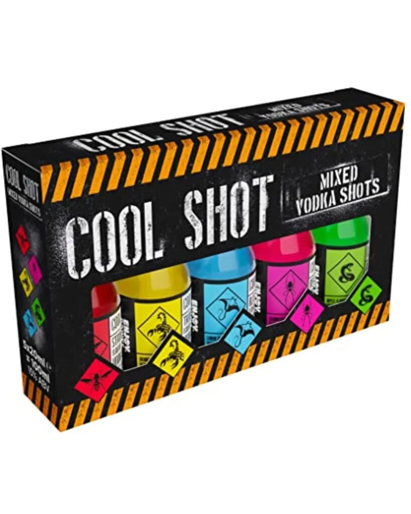 Cool Shot Mixed Vodka Shots Pack 5 x 20 ml