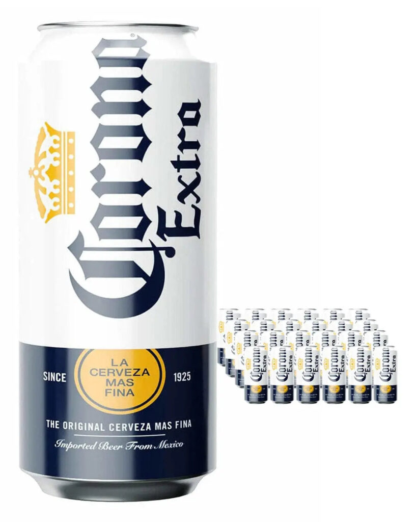 Corona Extra Lager Beer Can 24 x 440 ml