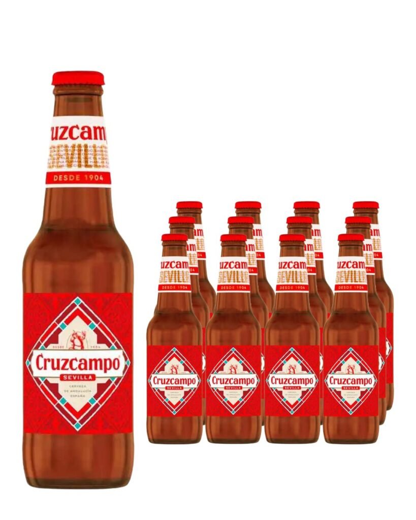 Cruzcampo Sevilla Lager Beer Bottle 12 x 330 ml