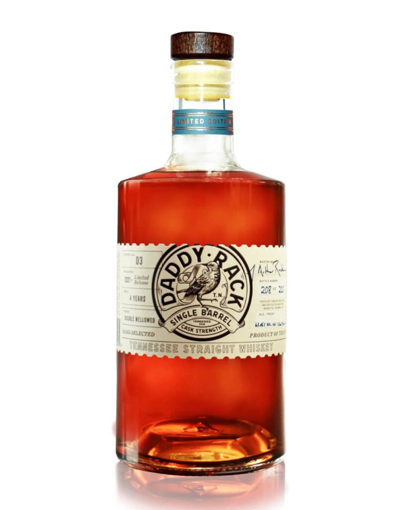 Daddy Rack 4 Year Old Cask Strength Single Barrel 10 Whiskey 70 cl