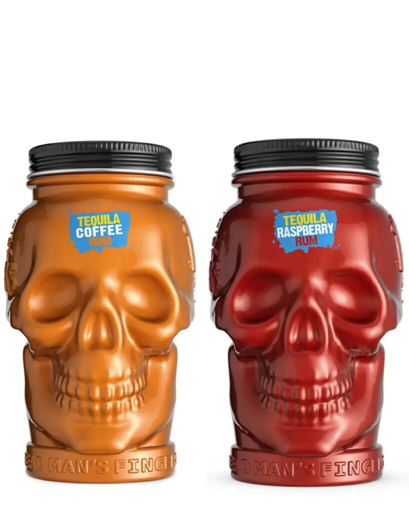 Dead Man's Fingers Limited Edition Tequila Flavoured Rum Mason Jar Duo 2 x 50 cl