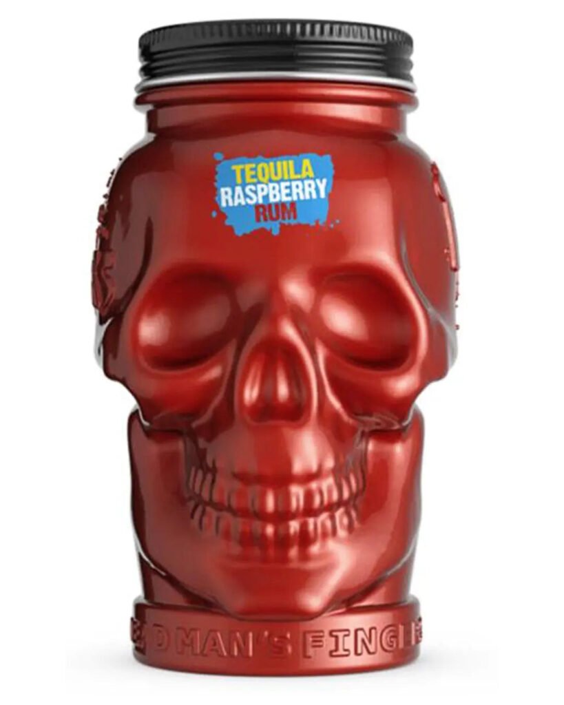 Dead Man's Fingers Limited Edition Tequila Raspberry Rum Mason Jar 50 cl