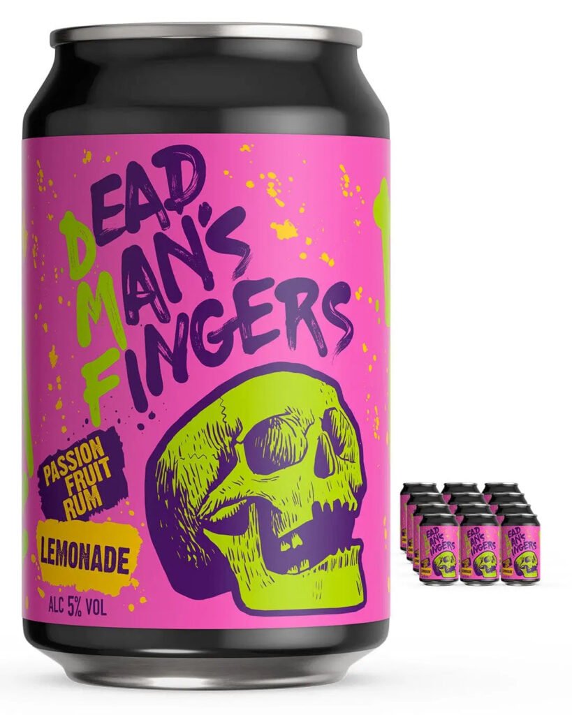 Dead Man’s Fingers Passion Fruit Rum with Lemonade 12 x 330 ml