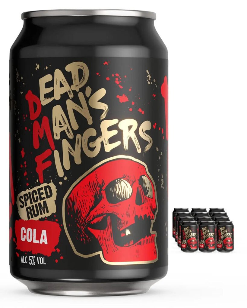 Dead Man’s Fingers Spiced Rum with Cola 12 x 330 ml