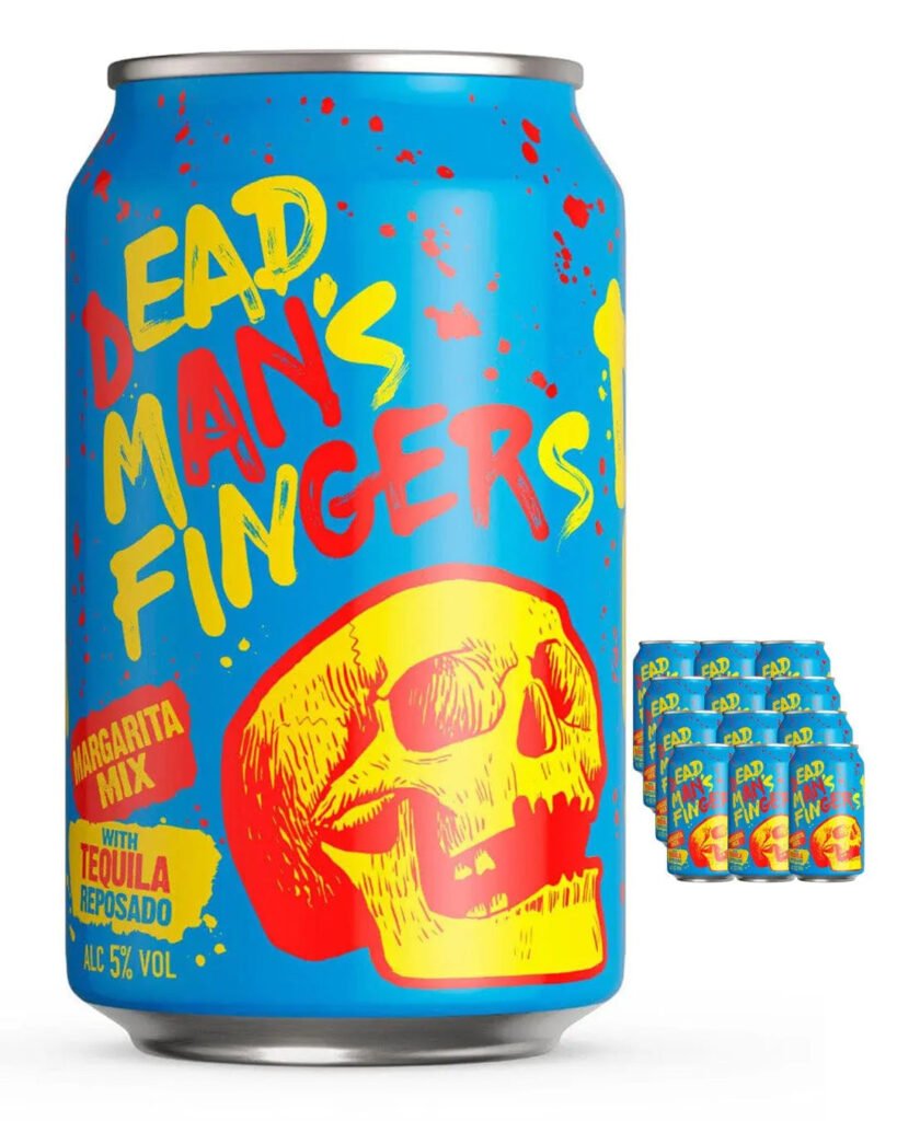 Dead Man's Fingers Tequila Reposado Margarita Mix Cans 12 x 330 ml