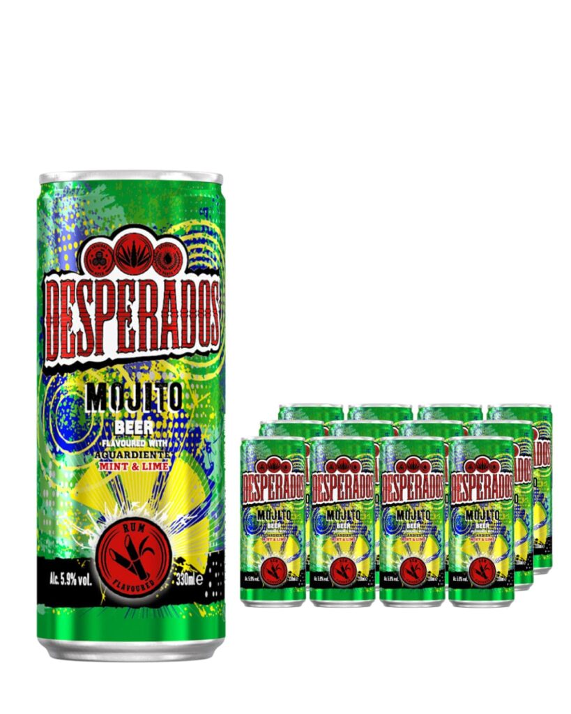 Desperados Mojito Can Beer 12 x 330 ml Mint & Lime Pack