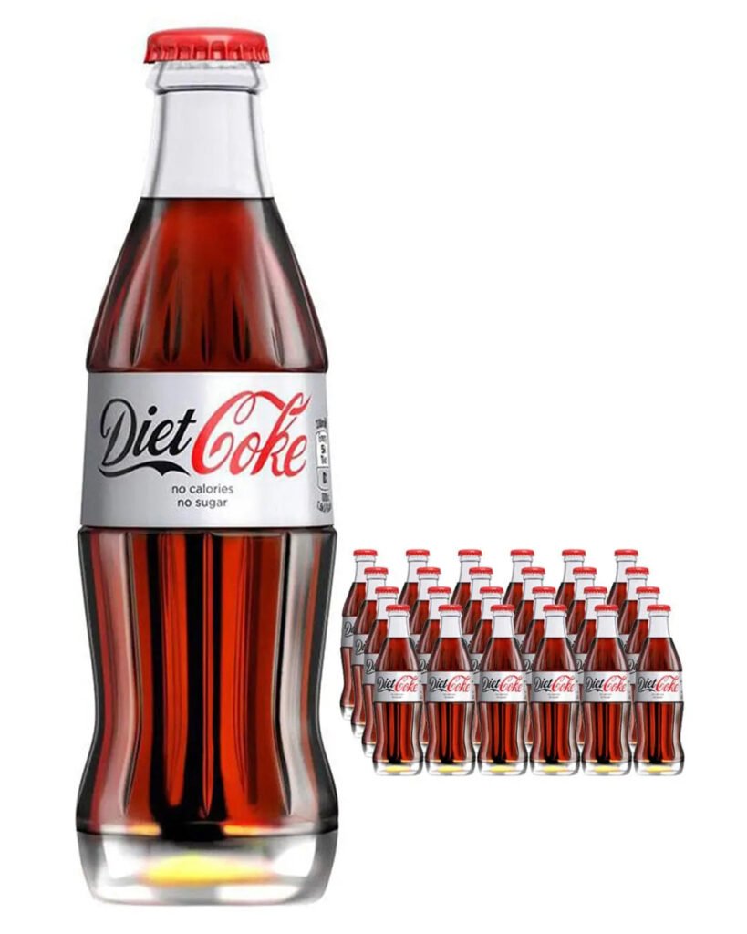 Diet Coca-Cola Glass Bottles 24 x 330 ml