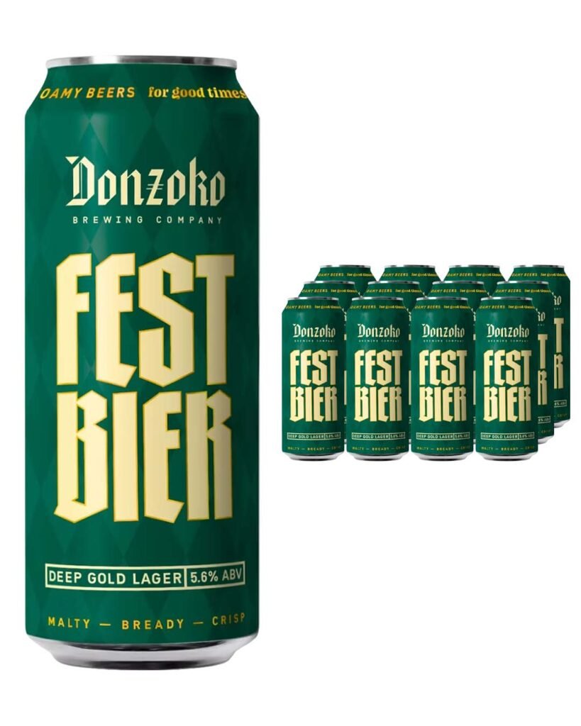 Donzoko Festbier Lager Can 12 x 440 ml