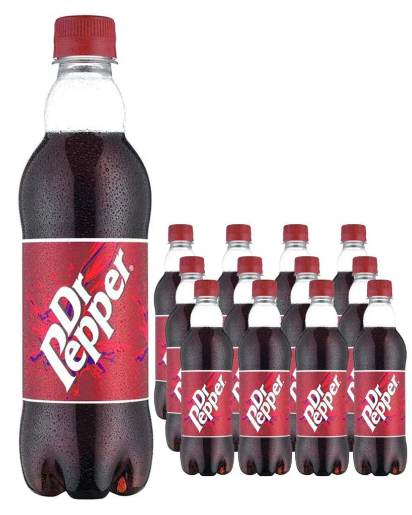 Dr Pepper Plastic Bottle 12 x 500 ml Pack