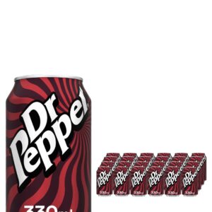 Dr Pepper Soft Drink Can 24 x 330 ml Pack